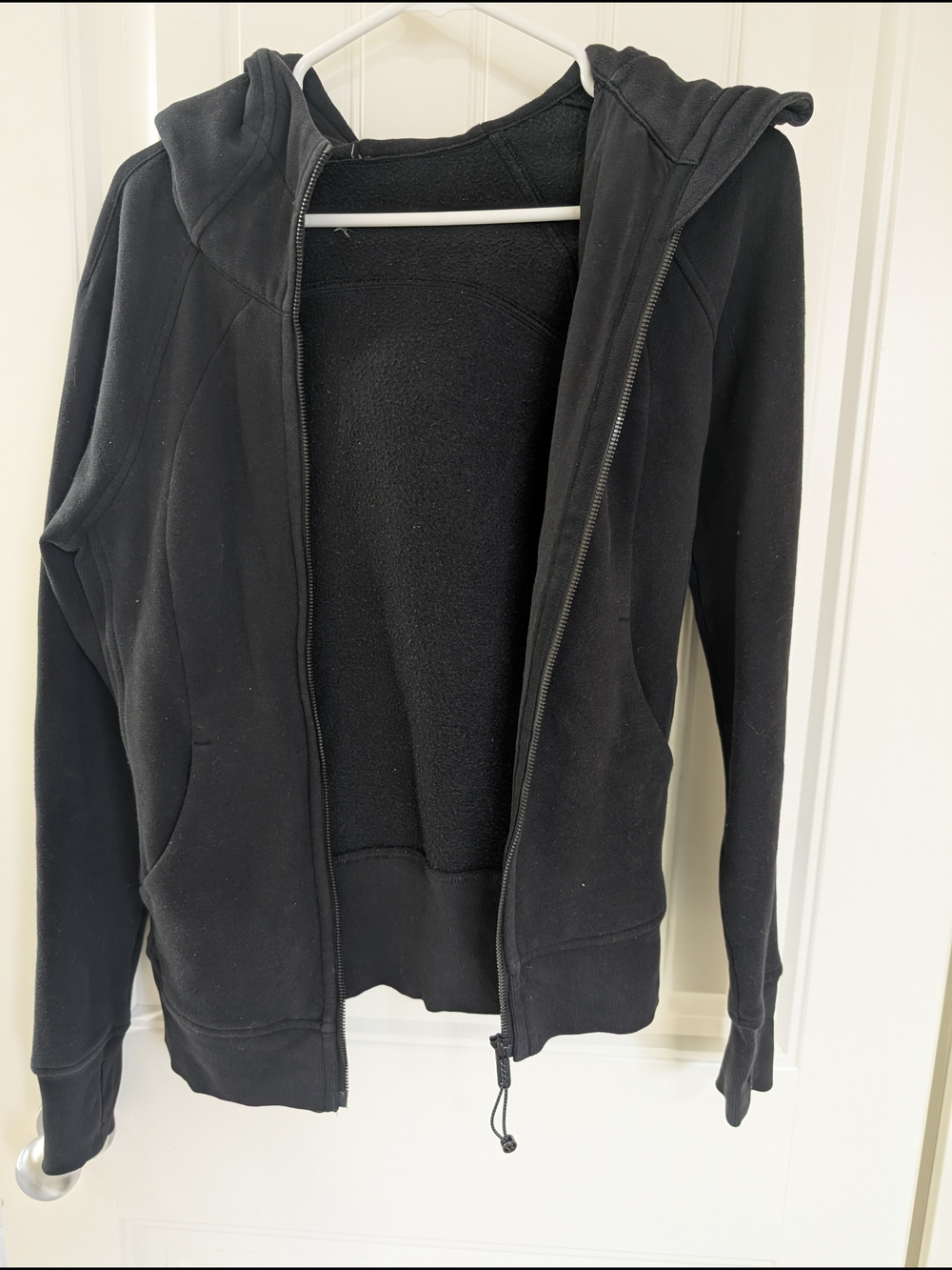 lululemon athletica Black Full-Zip Hooded Jacket
